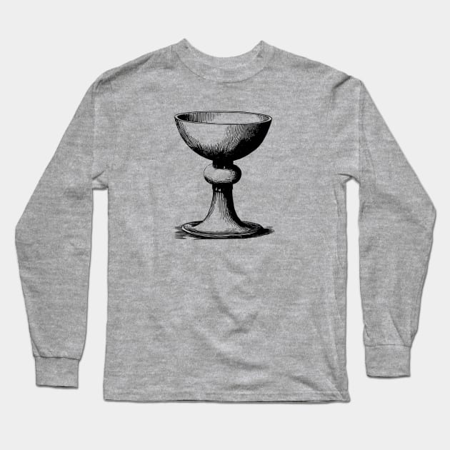 Cup Long Sleeve T-Shirt by linesdesigns